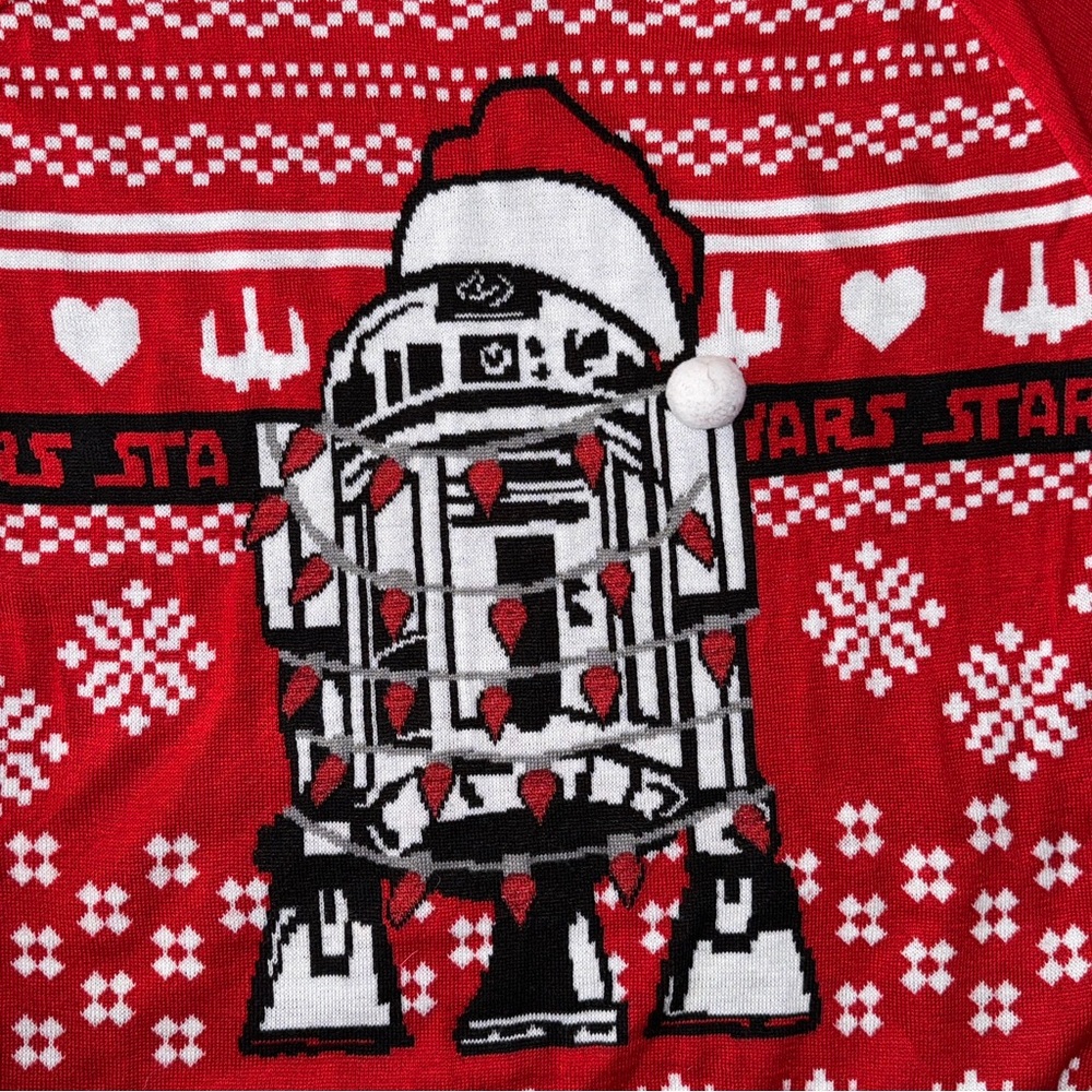 Red Star Wars Holiday Sweater Women’s XL - Picture 5 of 7